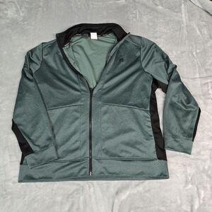 Russell Mens Dri Power 360 Jacket XL Green And Black Full Zip Active Athletic